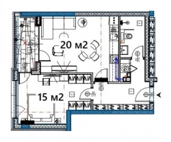 One bedroom Varna