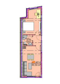 One bedroom Varna